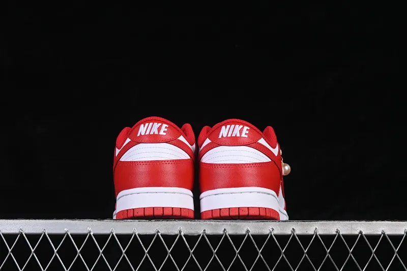 All categories Nk SB Dunk series Nk SB Dunk Low low-top sneakers Nike SB Dunk Low wedding banquet white red low-top casual sneakers DD1873-116